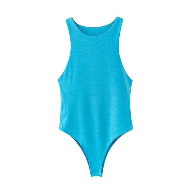 2021 New Summer Autumn Jumper Body suit Women Casual Sexy Slim Beach  Jumpsuit Romper Girl Bodysuit Solid Brand Suit