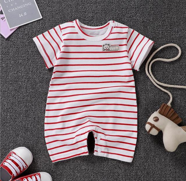 Baby Rompers Summer Style Powered Baby Boy Girl Clothing Newborn Infant giraffe Short Sleeve Clothes 3-6-9-12-18 Months