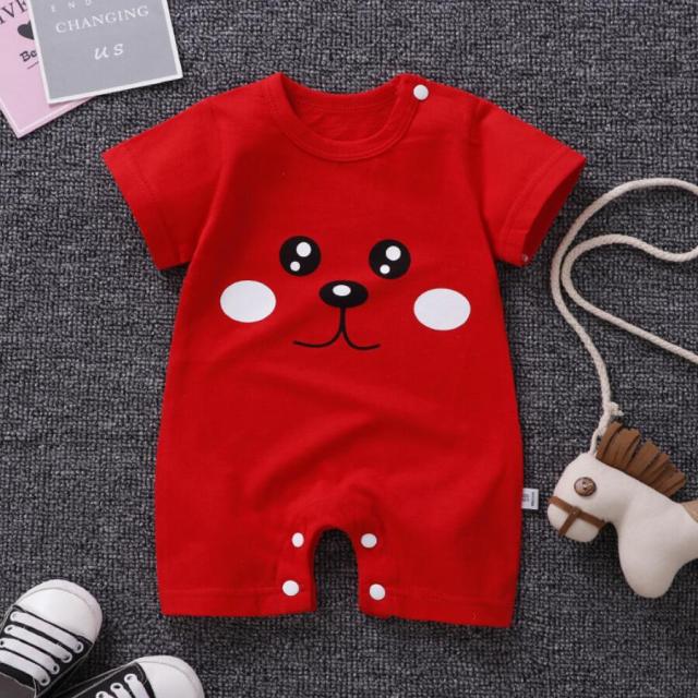 Baby Rompers Summer Style Powered Baby Boy Girl Clothing Newborn Infant giraffe Short Sleeve Clothes 3-6-9-12-18 Months