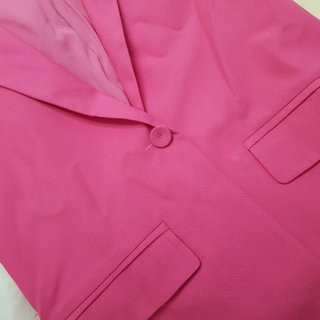 Work Pant Suits OL 2 Piece Set for Women Business Interview Suit Set Uniform Smil Blazer And Pencil Pant Office Lady suit