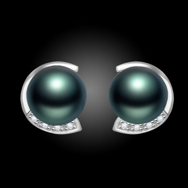BLACK ANGEL 2020 New Fashion Created Green Moissanit Blue Gemstone Earrings For Women Wedding Ear Jewelry Chirstmas Gift
