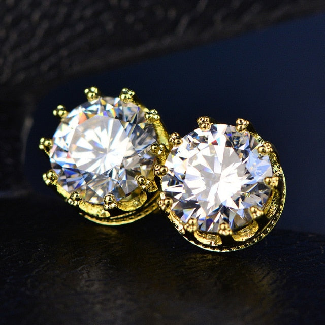 BLACK ANGEL 2020 New Fashion Created Green Moissanit Blue Gemstone Earrings For Women Wedding Ear Jewelry Chirstmas Gift