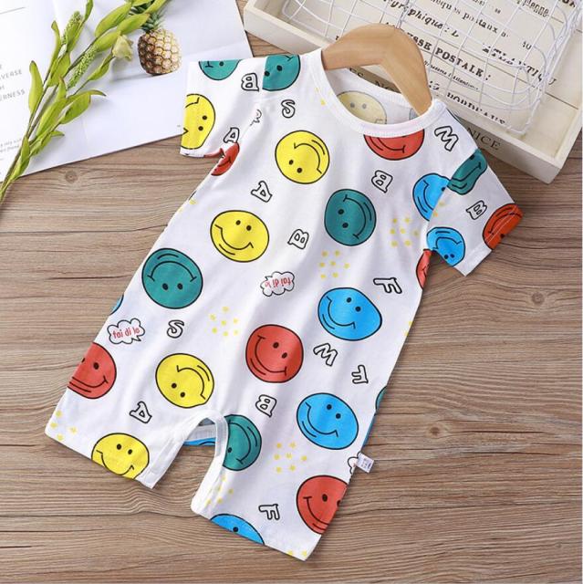 Baby Rompers Summer Style Powered Baby Boy Girl Clothing Newborn Infant giraffe Short Sleeve Clothes 3-6-9-12-18 Months