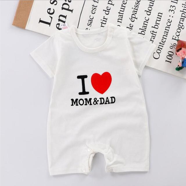 Baby Rompers Summer Style Powered Baby Boy Girl Clothing Newborn Infant giraffe Short Sleeve Clothes 3-6-9-12-18 Months