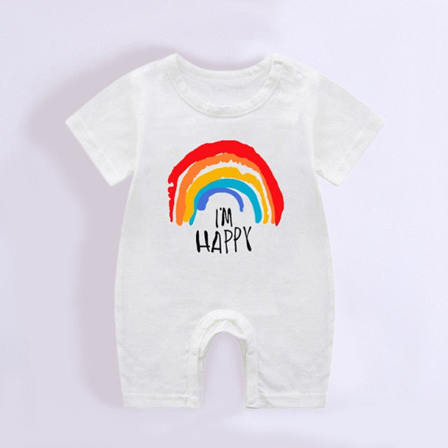 Baby Rompers Summer Style Powered Baby Boy Girl Clothing Newborn Infant giraffe Short Sleeve Clothes 3-6-9-12-18 Months