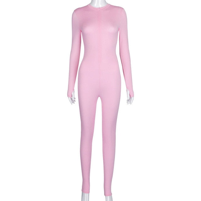Sexy Women Jumpsuit  corset 2 pieces set Solid Color Bodycon Long Romper Women Jumpsuit Bodysuit