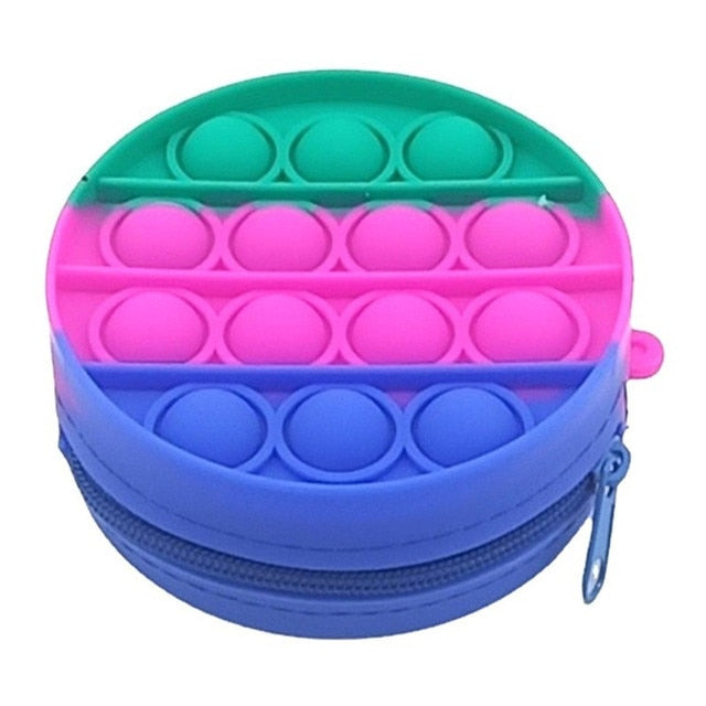 New Pop Its Push Bubble Fidget Toys Pencil Case Children Stress Relief Squeeze Toy Antistress Soft Squishy Kids Toys Gifts