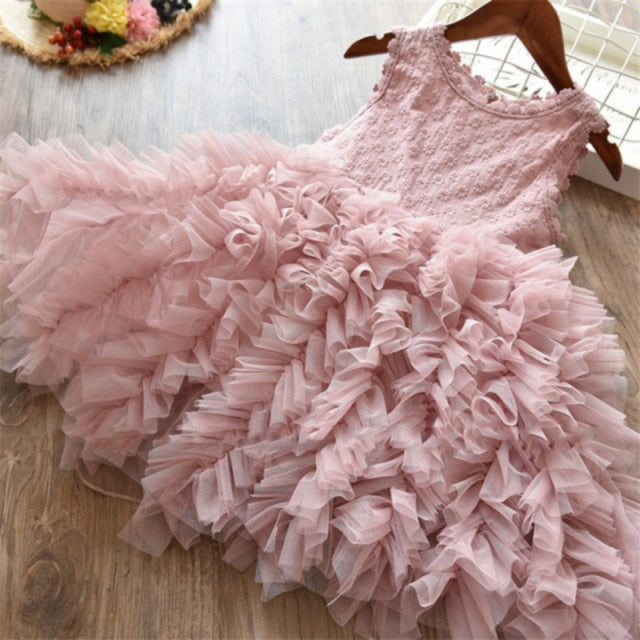 Princess Girls Dress Girls Clothes Children Clothing Summer Party tutu Kids Dresses for Girls Toddler Girls Casual Dress 3 8T