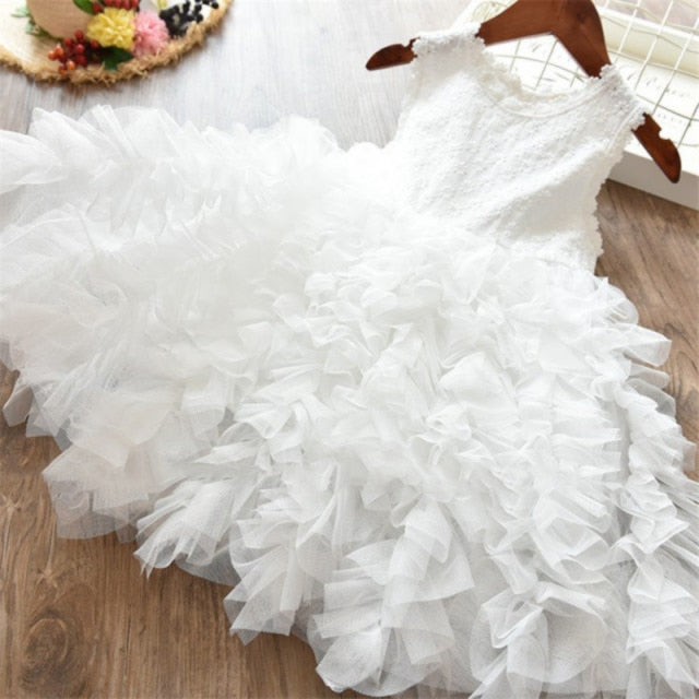 Princess Girls Dress Girls Clothes Children Clothing Summer Party tutu Kids Dresses for Girls Toddler Girls Casual Dress 3 8T