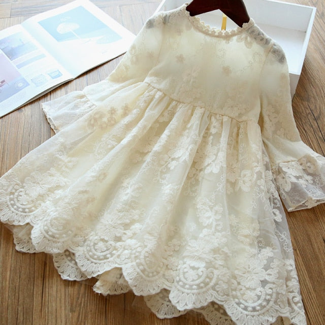 Summer Lace Children Clothing Princess Kids Dresses For Girls Causal Wear Unicorn Dress 3 8 Years Girls Dress Vestido Robe Fille