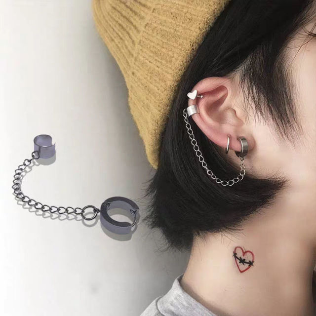 Fashion Earring For Women Cross Drop Earrings Puck Rock Vintage Crystal Ear Cuff Girls Jewerly Cool Butterfly Bohemia 2021Trend