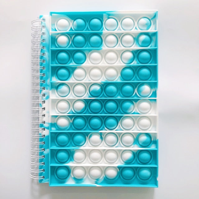 Notebook Pop It Push Bubble Fidget Toys Adult Children Anti Stress Relief  Toys Antistress Box Popit Squeeze Kids Toys Gifts