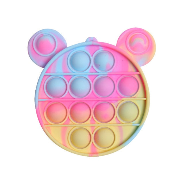 Notebook Pop It Push Bubble Fidget Toys Adult Children Anti Stress Relief  Toys Antistress Box Popit Squeeze Kids Toys Gifts