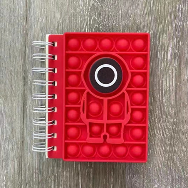 Notebook Pop It Push Bubble Fidget Toys Adult Children Anti Stress Relief  Toys Antistress Box Popit Squeeze Kids Toys Gifts