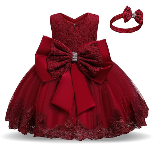 Kids Dress for Girls Summer Dresses for Party and Wedding Christmas Clothing Princess Flower Tutu Dress Children Prom Ball Gown