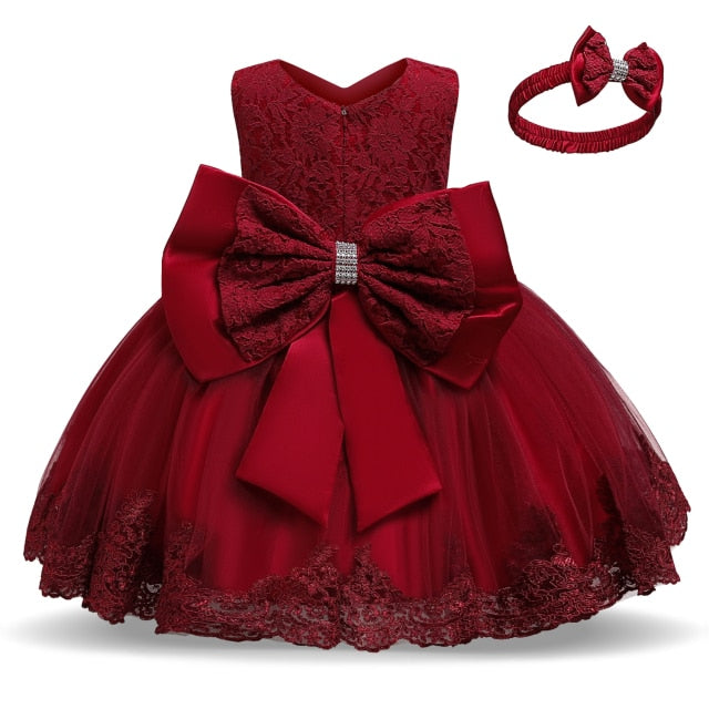Kids Dress for Girls Summer Dresses for Party and Wedding Christmas Clothing Princess Flower Tutu Dress Children Prom Ball Gown