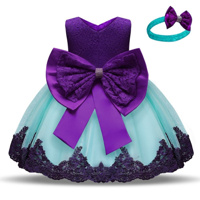 Kids Dress for Girls Summer Dresses for Party and Wedding Christmas Clothing Princess Flower Tutu Dress Children Prom Ball Gown