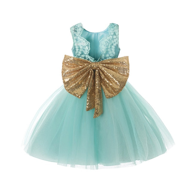 Kids Dress for Girls Summer Dresses for Party and Wedding Christmas Clothing Princess Flower Tutu Dress Children Prom Ball Gown