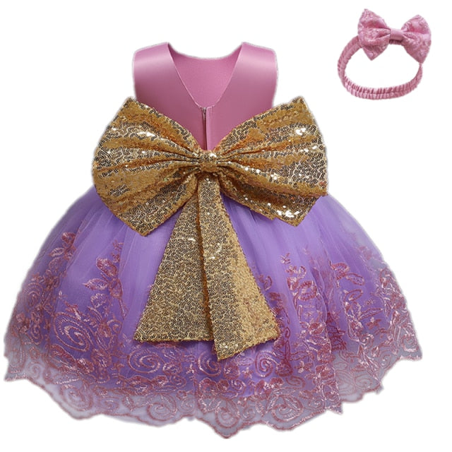 Kids Dress for Girls Summer Dresses for Party and Wedding Christmas Clothing Princess Flower Tutu Dress Children Prom Ball Gown