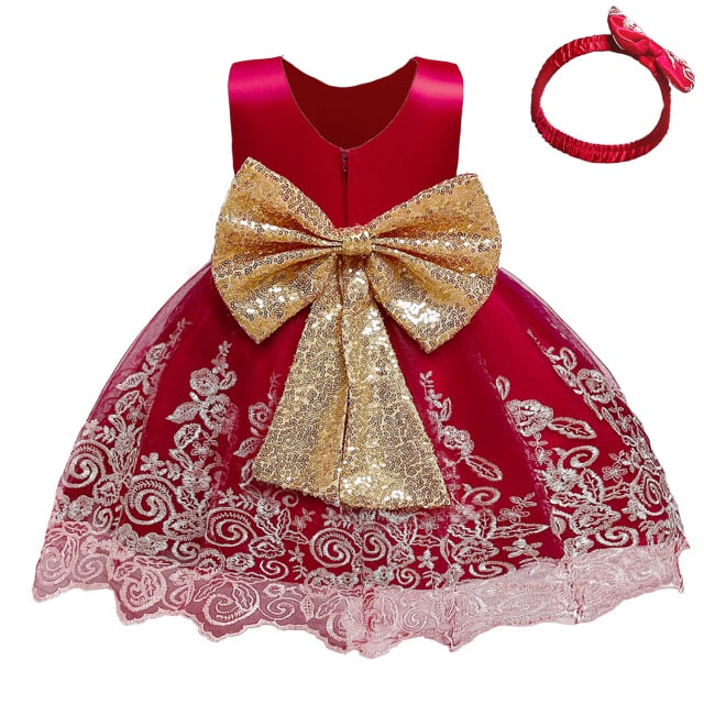 Kids Dress for Girls Summer Dresses for Party and Wedding Christmas Clothing Princess Flower Tutu Dress Children Prom Ball Gown