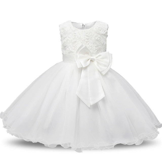 Kids Dress for Girls Summer Dresses for Party and Wedding Christmas Clothing Princess Flower Tutu Dress Children Prom Ball Gown