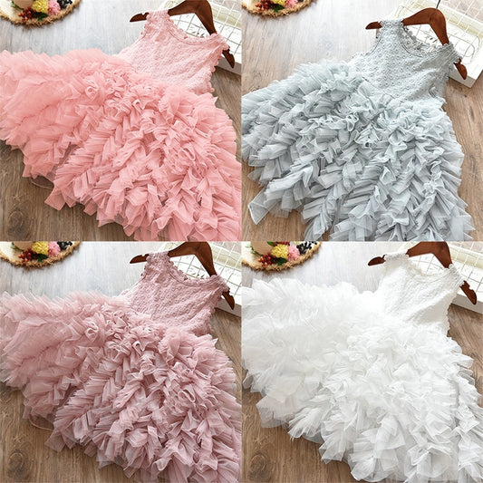 Princess Girls Dress Girls Clothes Children Clothing Summer Party tutu Kids Dresses for Girls Toddler Girls Casual Dress 3 8T