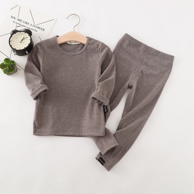 Baby Kids Pajamas Sets Cotton Boys Sleepwear Suit Autumn Girls Pajamas Long Sleeve Pijamas Tops+Pants 2pcs Children Clothing