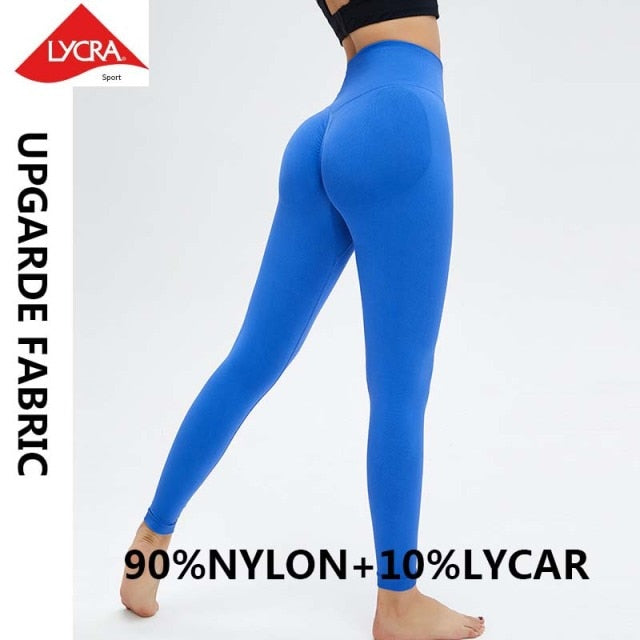 High Waist  Push Up Seamless Sport Legging  Women Yoga Pants Super Stretchy Gym Workout  Tights Sport Leggings Running Pants