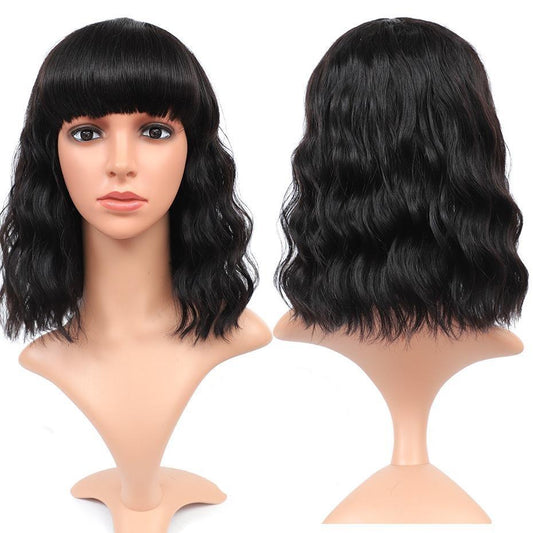 Short Bob Body Wave Wigs with Bang