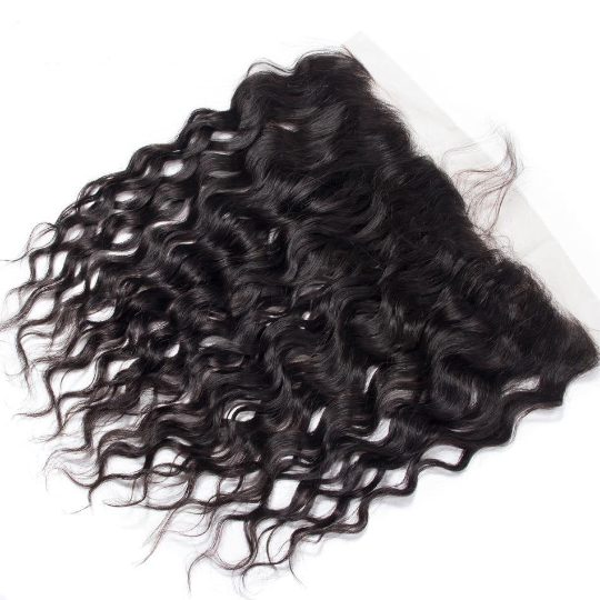 10A Grade THREE PART 13x4 Lace Frontal Remy Human Hair Closure With